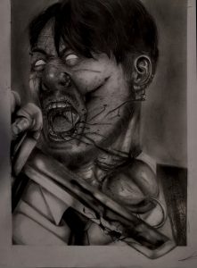 Manga - Ichi the killer - Kakihara - Yamamoto Hideo - Takashi Miike - Dessin - Art - Portrait - Réaliste
